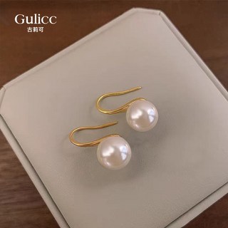 Gulicc 古莉可 耳環 法式輕奢 珍珠復古氣質 優雅時尚 輕巧舒適