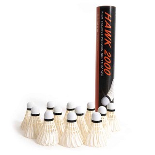 프로-스펙스 깃털셔틀콕 호크2000 12입 고밀도 EVA헤드, 단품, 12개입, 1개