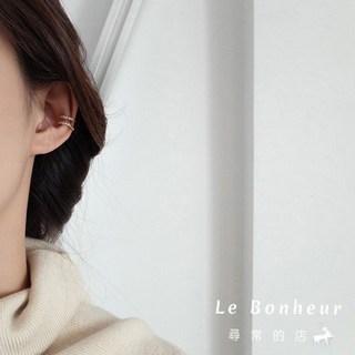 尋常的店 單邊韓國法式精緻鋯鑽耳夾 港味耳骨夾