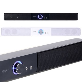 아이리버 2CH 멀티미디어 USB 사운드바, IBS400, 블랙