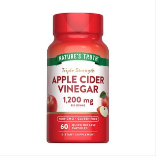 네이처스트루스 사과 식초 3배강도 애플 사이다 식초 분말 1200mg 60캡슐, 1개