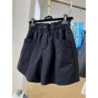 花苞外穿闊腿短褲子女裝夏季薄款寬鬆百搭大碼胖mm高腰休閒運動褲