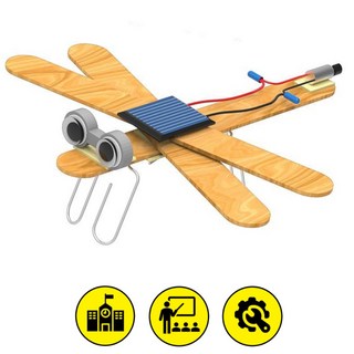 2인세트 태양광 로봇만들기키트 잠자리 창의로봇 초등 diy 유치원