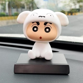 차량용 미니 짱구 피규어 머리 흔들이는 짱구 자동차 액세서리 장식품, 샤오백 신짱, 1개