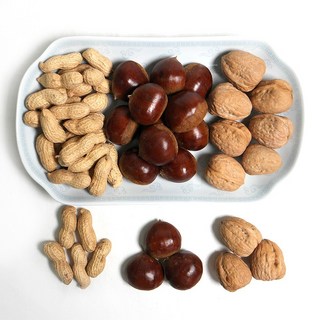 정월대보름 부럼세트 볶음피땅콩 500g + 국내산알밤 300g + 피호두 300g 어린이집 유치원 인기제품 쪽빛누리, 1개