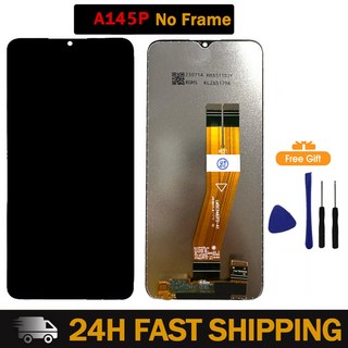 삼성호환 A14 4G A145F A145P LCD 터치 스크린 디지타이저 용 6.6 인치 디스플레이 화면 삼성호환 A14 5G A, 9)A145P No Frame, 1개