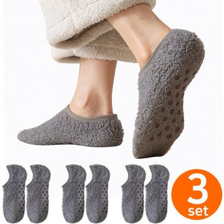 오프몰 남여공용 논슬립 수면양말 덧신 3켤레