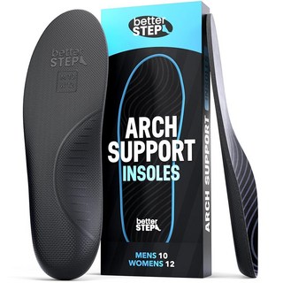 Arch Support Insoles for Women Men Plantar Fasciitis High Orthotic Pain Relief All Day Comfort (남성