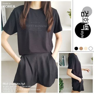 검회백스타일 여성용 국내제작 블로나염반팔티 촉감왕 블로썸 베이직핏 여름 반소매티 라운드넥 레이어드 이너티 데일리 가성비 일상복 기본티 카페룩 레터링 레이온 반팔 티셔츠