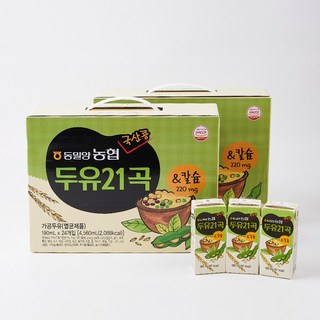 [동밀양농협]국산콩 두유21곡(190mlx72팩), 1세트