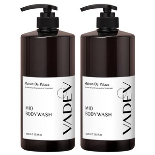 바디브 약산성 바디워시 자연유래 호텔 테라피 등드름 등여드름 케어 메종드팰리스향, 1L, 2개
