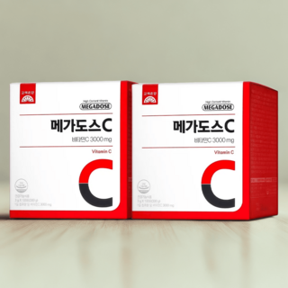 고려은단 메가도스C 3000 영국산 비타민C 100포 2개, 메가도스C 3000 100포 X 2개