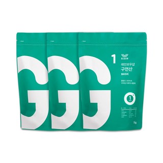 레인보우샵 구연산 베이직, 1kg, 3개