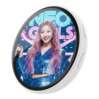 1.7吋螢幕 電子胸章 動態胸章 動漫追星 粉絲應援 卡通徽章 電子吧唧 7色應援燈 應援徽章 動漫徽章