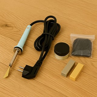 가구가구또가구 경성메꿈제 보수용인두기 세트 스틱형 유광 바닥 틈새 보수 찍힘 메꾸미 흠집 메꿈제 스크래치, 8010X1350(인두기세트)