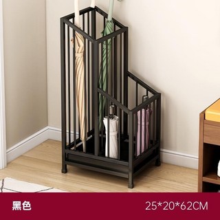 雨傘收納架 家用門口雨傘放置桶 入戶雨衣放傘置物架 商用放傘神器 輕奢雨傘架, 【雨傘架】小號黑色長25cm, 1個