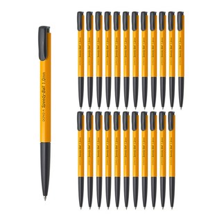 [동아] 스피디볼 사무용 오피스 볼펜 1.0mm (24개입), 검정, 1개