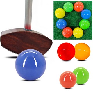 nanyu 파크골프 볼 공 경량 비거리 91g 4개 세트(빨강+파랑+노랑+초록), 경량 4개세트(빨강+파랑+노랑+초록), 1세트, 4개입