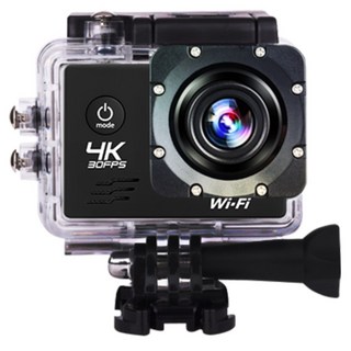 領先者 GS8000 4K 防水運動攝影機，WiFi即時分享，機車行車記錄，超高畫質錄影, 黑色 (無記憶卡), GS8000 WIFI/IOS 4K運動攝影