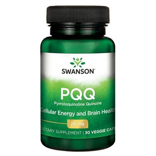 Swanson 斯旺森 PQQ素食膠囊 20mg, 30顆, 1罐