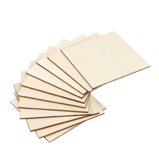 直角正方形30CM 木板 木片︱麥手作, 直角正方板30公分, 1個