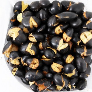 그레인팜 세척후 압력으로 찌고 볶은 서리태 국산서리태100% 볶음검은콩, 200g, 1개