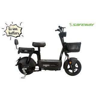[사바코리아]세이프웨이 ECHO 전기스쿠터 48V 12Ah 출퇴근용, 선택2 500W, 블랙, 1개