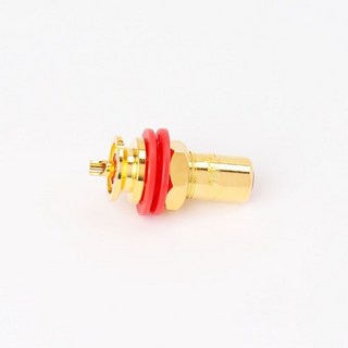 美國CMC 816-U 純銅鍍金 RCA信號插座 音頻線母座, 1個, 一個價