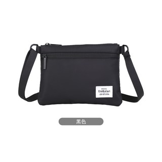 ZHWH 旅行小包 出國隨身防盜包 男士單肩斜挎包 輕便運動小包 90Q117, 黑色