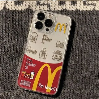 M記麥門 iPhone 16 Pro Max / 15 / 14 / 13 / 12 透明軟手機殼, 1個, HW42趣味M記麥門 【透明太空殼】蘋果14PLUS