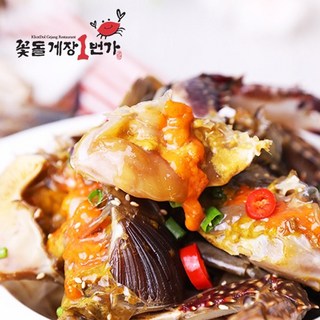 여수3대게장 맛집 꽃돌게장1번가 속이 꽉찬 여수 실속 간장꽃게장, 2.3kg, 1개