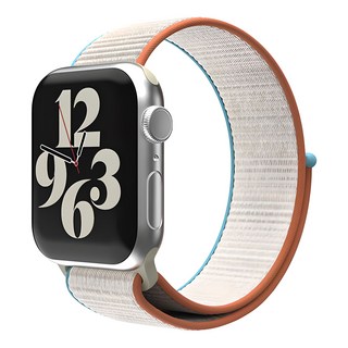 SINJIMORU Apple Watch 相容輕量運動錶帶, 奶油色