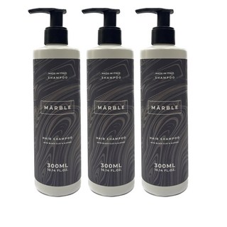 MARBLE 火山灰泥洗髮精 300ml 義大利原裝進口 溫和潔淨 滋潤保濕, 3件