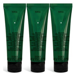 hetras. 積雪草萃取牙膏, 3條, 100g