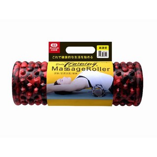 muva舒筋膜滾筒(按摩/筋膜放鬆/鍛鍊), 1個, 高硬度-黑紅色