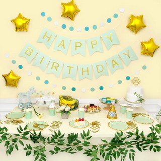 생일파티 4인-10인 패키지 [해피벌스데이 민트톤], 단일옵션