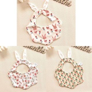 Ins風寶寶口水巾韓版純棉A類防水嬰兒圍嘴花瓣防吐奶圍兜可愛柔軟純棉夏季寶寶口水巾