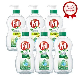 프릴 그린파워 주방세제 700mlx6개, 6개, 700ml