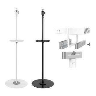 LG 시네빔 큐브 스탠드 삼각대 거치대 빔프로젝트 호환 연결 Qube HU710PB 브라켓 포함, 블랙, 브라켓포함, 1개