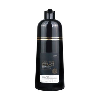 卡氛 KAFEN 何首烏染護系列染髮霜 200/400ML (暮褐棕/曜石純粹黑), 黑色, 1個