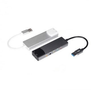 勁祥科技 鋁合金USB光纖SPDIF聲卡 電腦外置多功能支援AC-3 DTS 5.1聲道, 1個, 白色, HY-601