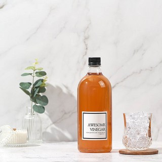 천연 자연 발효 과일 다이어트 마시는 식초 비니거 생강 식초 1000ml 실속형 페트병, 1개, 1L