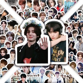 優品7.19 【門童超帥貼紙】300張boynextdoor高顔值氛圍感DIY手賬本貼畵, 1個, 100張貼紙【店鋪首選】,驚喜貼紙不是本款