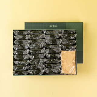 현미쑥떡 현미쑥인절미 현미떡 떡선물세트 떡함지, 80g, 55개