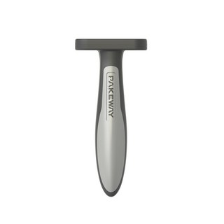 PAKEWAY T9寵物開結除毛梳，不鏽鋼刀片，寵物清潔梳, 簡派T9寵物開結除毛梳-紳士雅灰, 1個