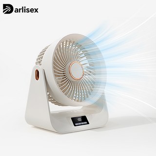 Darlisex 무선 서큘레이터 bldc 대풍량 수퍼 써큘레이터 KY-F23, 베이지