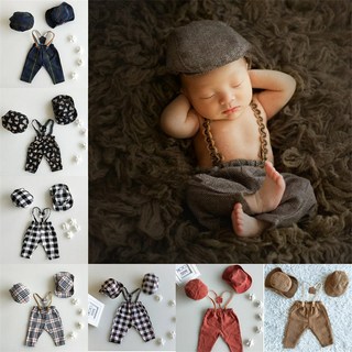 十月天使 嬰兒寫真 百日照 滿月照 新生兒童攝影服裝 寶寶衣服 百天 嬰兒影樓藝術滿月照 寫真背帶褲