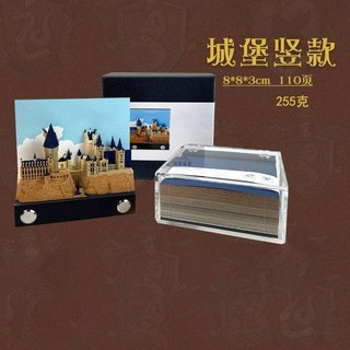 【2026地球日曆】3D立體紙雕手撕檯曆，2025新款創意桌面擺件地球模型，辦公室療癒小物，環保地球擺飾, 1個, 7.城堡豎款【無日期無燈】