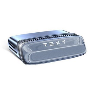 【台灣現貨】適用於 特斯拉 TESLA 香薰 TEXY 香薰 香水 香氛 薰香 車用 出風口香氛, 1個, 主體 星空灰 無香氛自行搭配