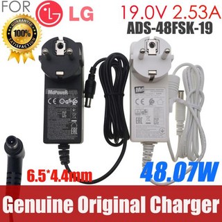 LG EAY65897805 충전기 27GP85027GP850P27GP83B27GP83BP TV 모니터 전원 공급 장치 충전기 용 기존 AC 어댑터 19V 2.53A, 2)WHITE, 1개
